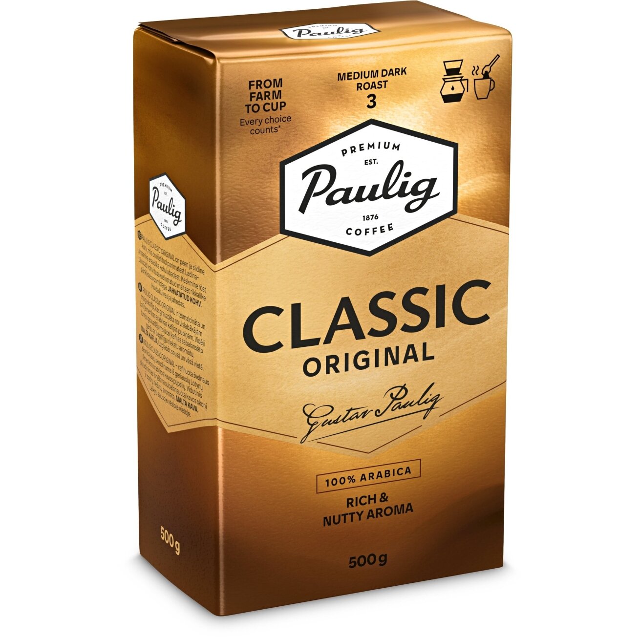 Malta kava Paulig Classic, 500 g Malta kava Paulig Classic, 500 g