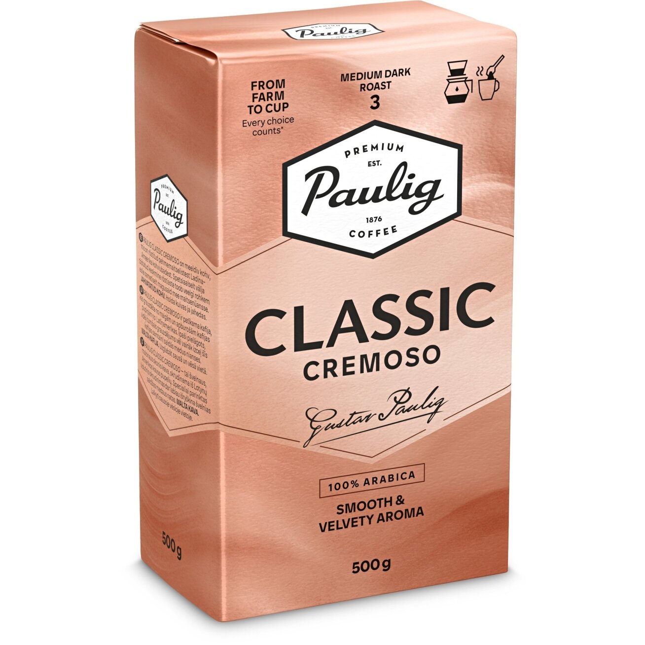 Malta kava Paulig Classic Cremoso, 500 g