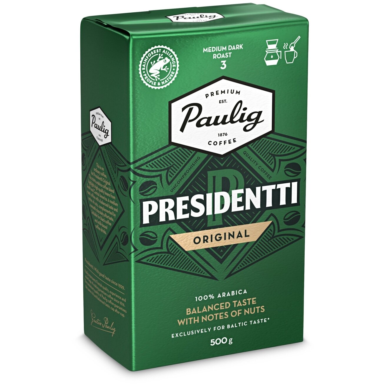 Malta kava Paulig Presidentti Original, 500 g Malta kava Paulig Presidentti Original, 500 g