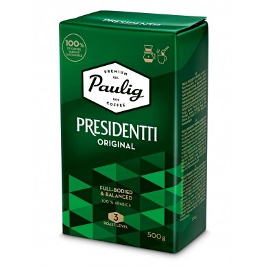 Malta kava Paulig "Presidentti Original" 12x500g