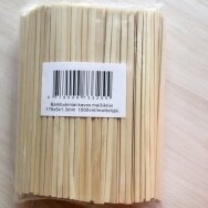 Bambukiniai kavos maišikliai 178x5 mm, 1000vnt/dėž.