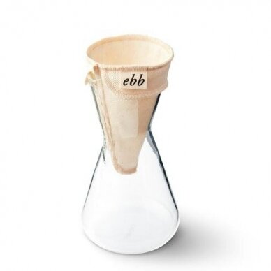 Medžiaginis Ebb filtras skirtas Chemex 3 cup. kavavirei