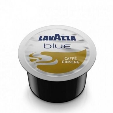 Kavos gėrimo su ženšeniu kavos kapsulės Lavazza Blue Caffe Ginseng 50 vnt.