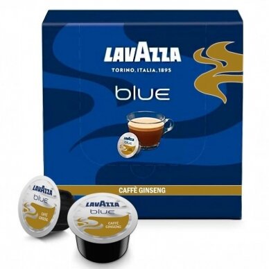Kavos gėrimo su ženšeniu kavos kapsulės Lavazza Blue "Caffe Ginseng" 50vnt. 1
