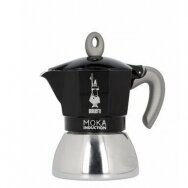 Moka kavavirė Bialetti Moka Induction 4-cup Black 150 ml