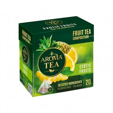 Egzotinių vaisių skonio arbata Aroma Tea "Exotic Fruits“ 20 vnt. maišelių