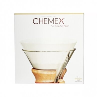 Popieriniai filtrai Chemex Apvalūs, balti 100vnt.