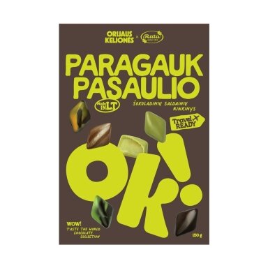 Rūta Šokoladinių saldainių rinkinys ORIJAUS KELIONĖS®, 150 g