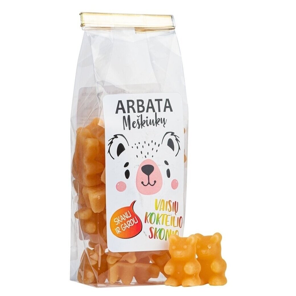 Tirpi arbata Meškiukas vaisių kokteilio skonio, 125 g