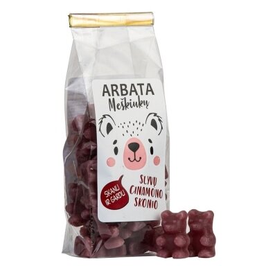 Tirpi arbata Meškiukas slyvų ir cinamono skonio, 125 g