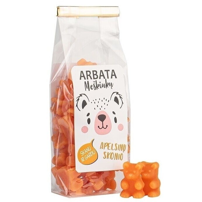 Tirpi arbata Meškiukas apelsinų skonio, 125 g Tirpi arbata Meškiukas apelsinų skonio, 125 g