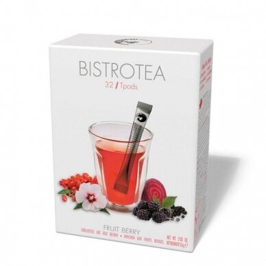 Ekologiška vaisinė arbata BistroTea su goji (ožerškio) uoga 32 vnt. lazdelių