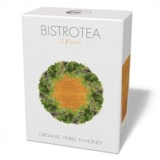 Ekologiška žolelių arbata, apelsinų ir medaus skonio BistroTea 32 vnt. lazdelių