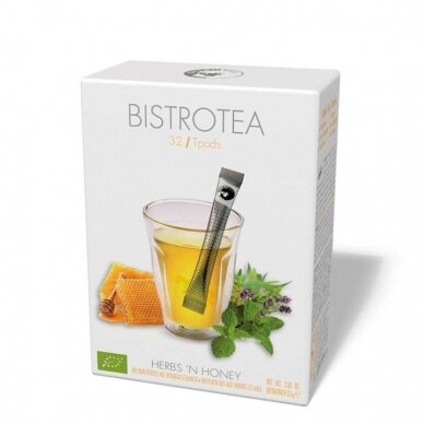 Žolelių arbata BistroTea "Herbs'n Honey" 32vnt. lazdelių